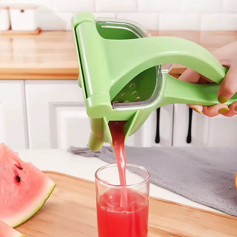 1Pc Green Multifunctional Juicer Handheld Non-Electric Lemon Squeezer Fruit Vegetable Small Juicer Manual Juicer