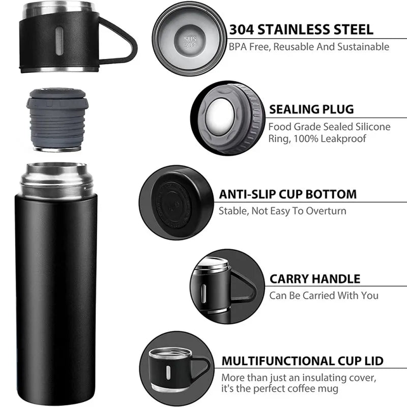 Stainless Steel Vacuum Insulated Bottle 500ML 